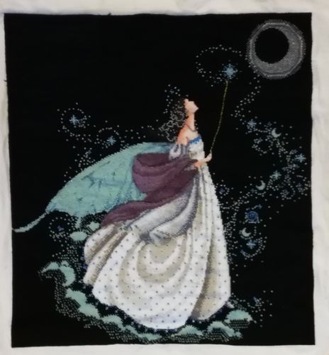 Customer photo review of Kreuzstich - Prinzessin im Glitzer | 50x60 cm