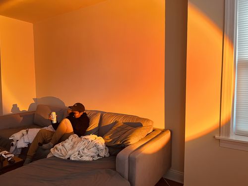 Customer photo review of The Sunset Lamp™