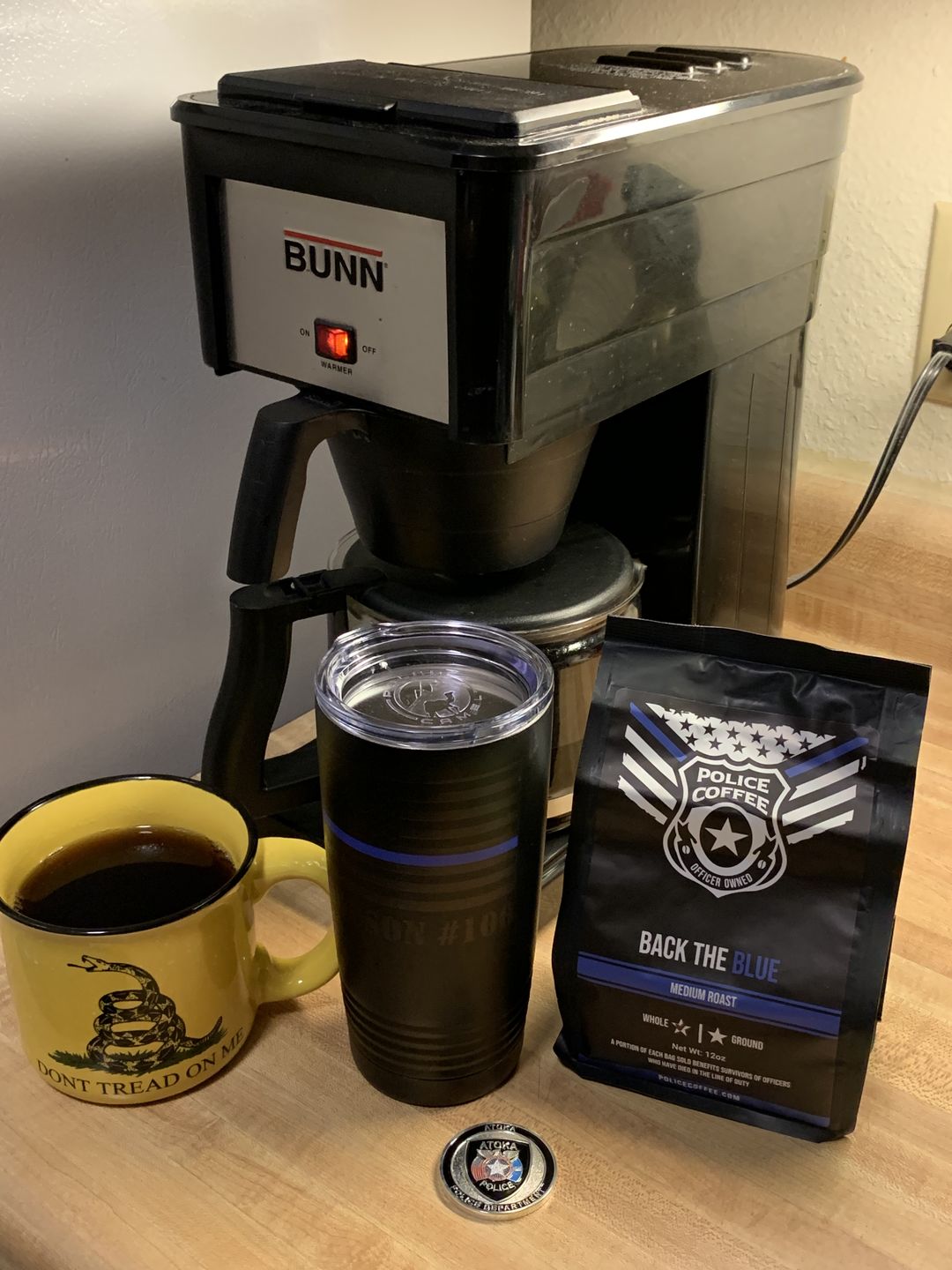 Customer photo review of Back The Blue