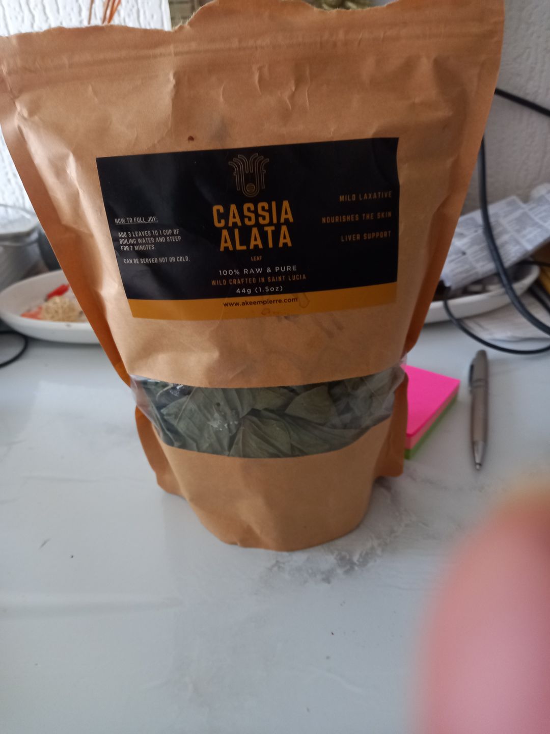 Customer photo review of Cassia Alata Leaf