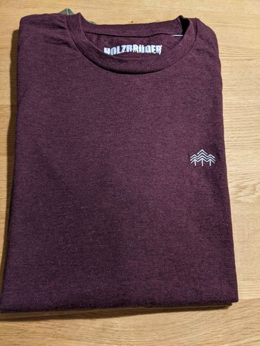 Customer photo review of Herren Shirt Stick - Traube meliert (🌲)