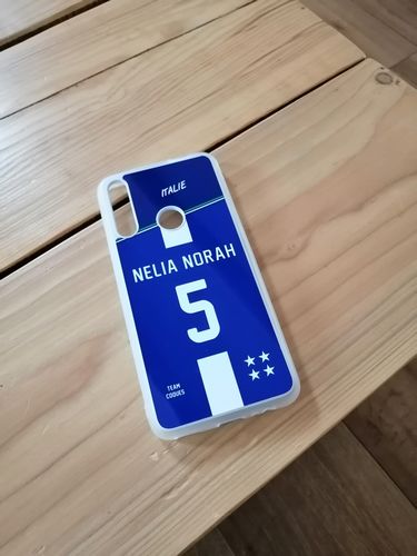 Customer photo review of Coque foot ITALIE personnalisable - TEAMCOQUES