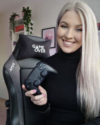 Customer photo review of Apex Gaming Chair - Red