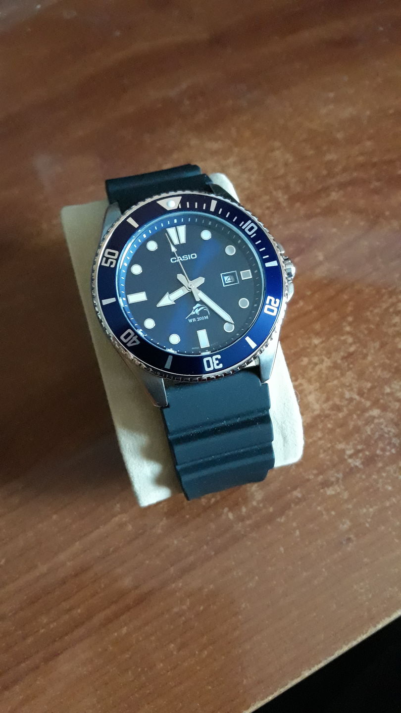 Customer photo review of Reloj Casio Submariner Marlin Duro MDV-106B-2AVCF Azul Buceo [EXCLUSIVO]