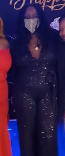 Customer photo review of Iced Out Mask