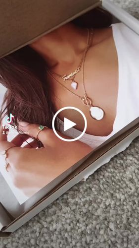 Customer video review of Trust The Timing Necklace (Gold)