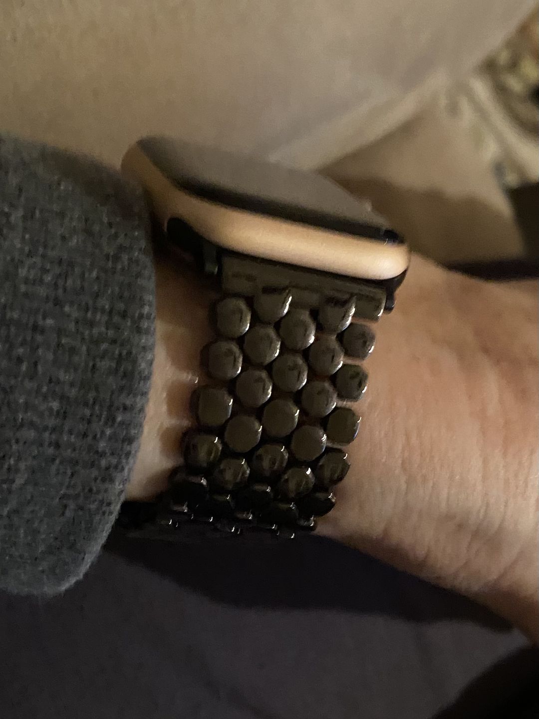 Customer photo review of Poseidon Stainless Band (4 Colours)