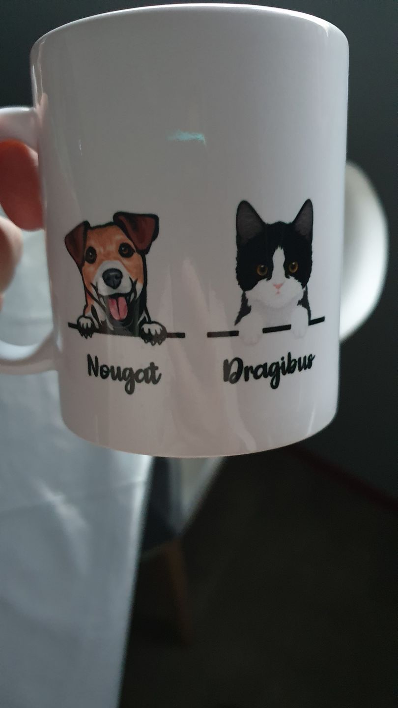 Customer photo review of Mon préféré - Mug personnalisé