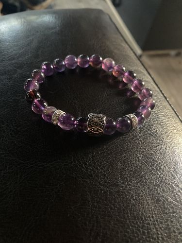 Customer photo review of BRACELET AMÉTHYSTE "No Stress"