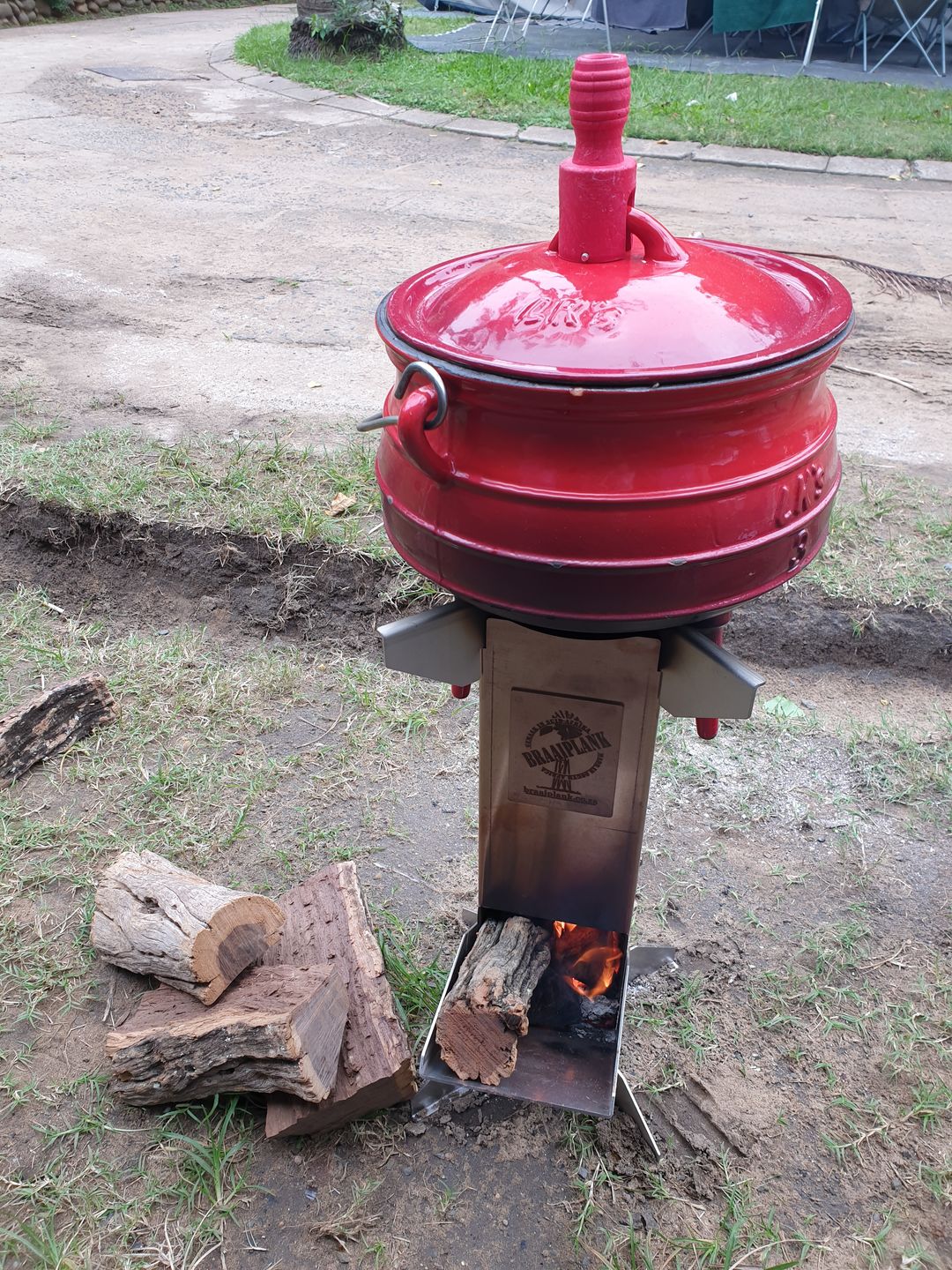 Customer photo review of BraaiPlank™ ROCKETSTOVE+ With Carry Bag