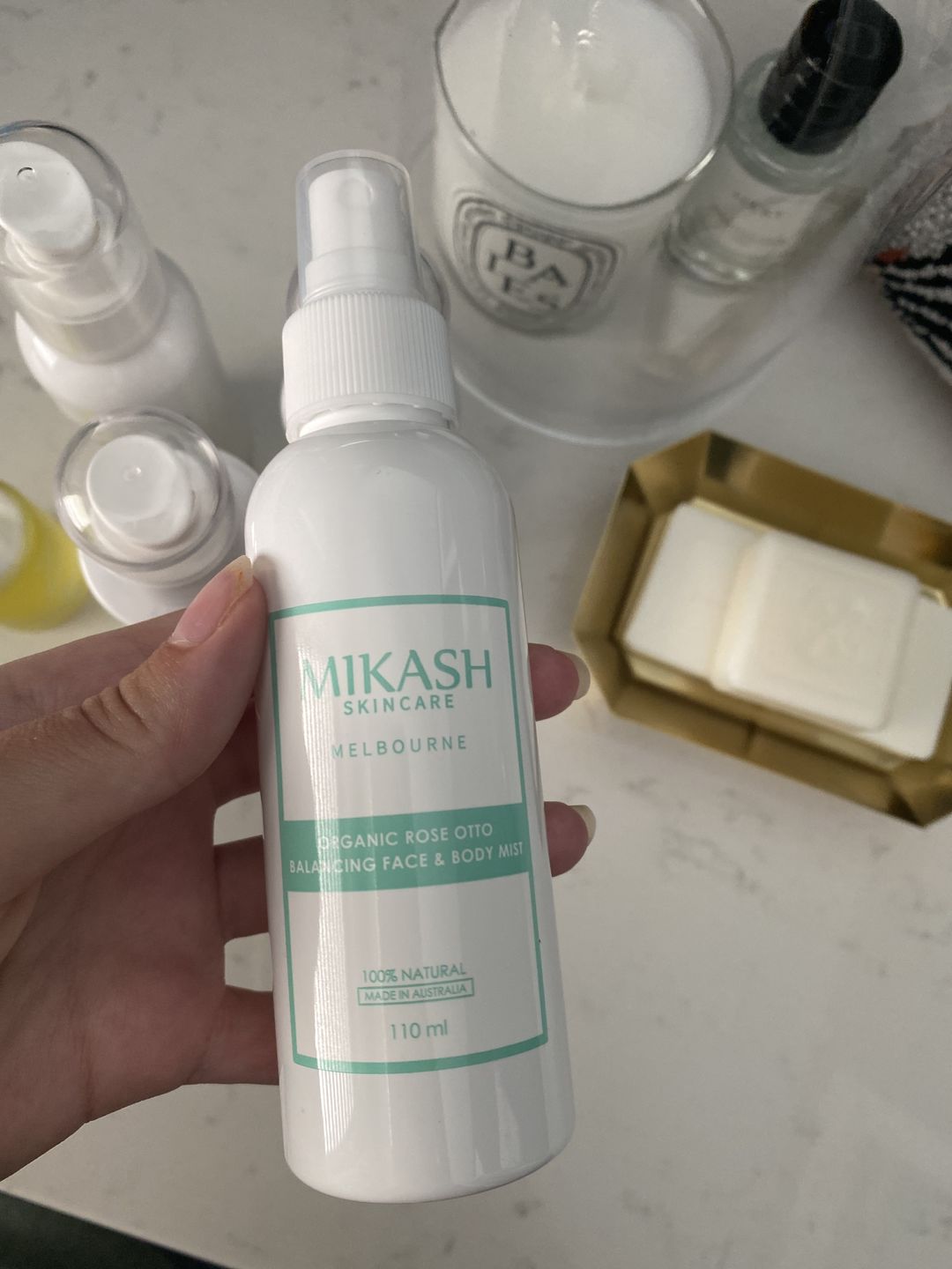Customer photo review of Organic Rose Otto Face & Body Mist