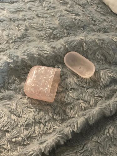 Customer photo review of Fashion Luxury Marble Apple Airpods Case