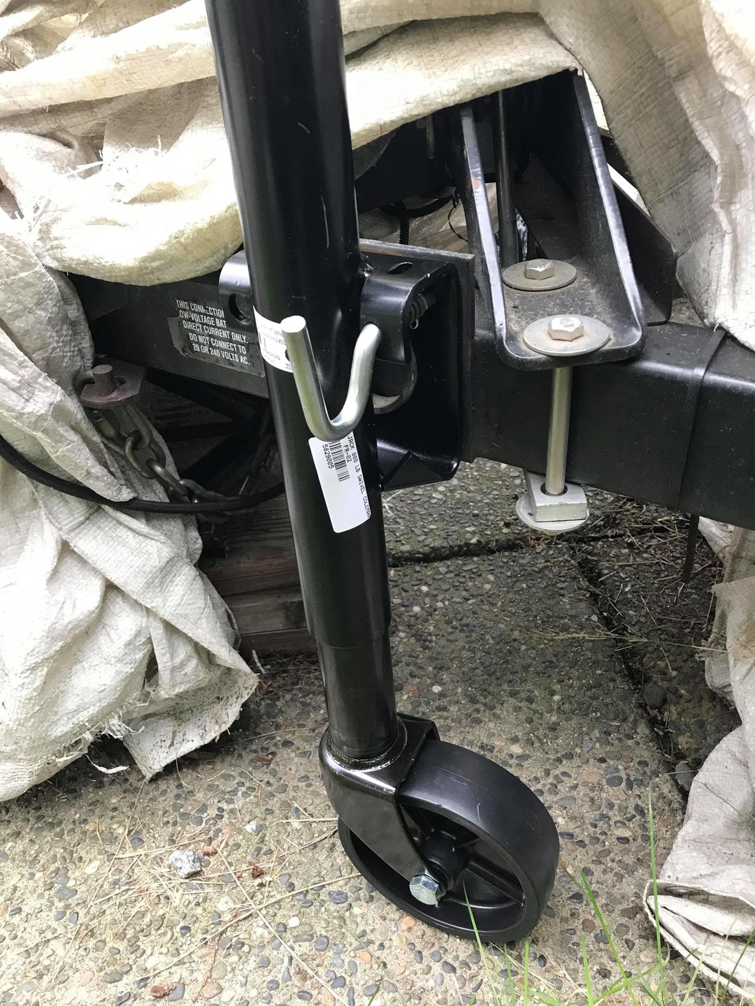 Customer photo review of Swing Down Tongue Jack