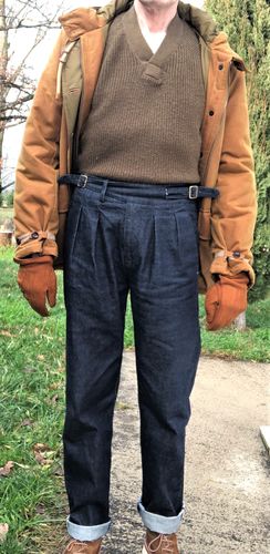Raw Japanese Selvedge Denim Gurkha 