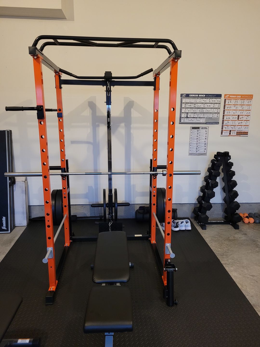 Customer photo review of RitFit Black Bumper Plates