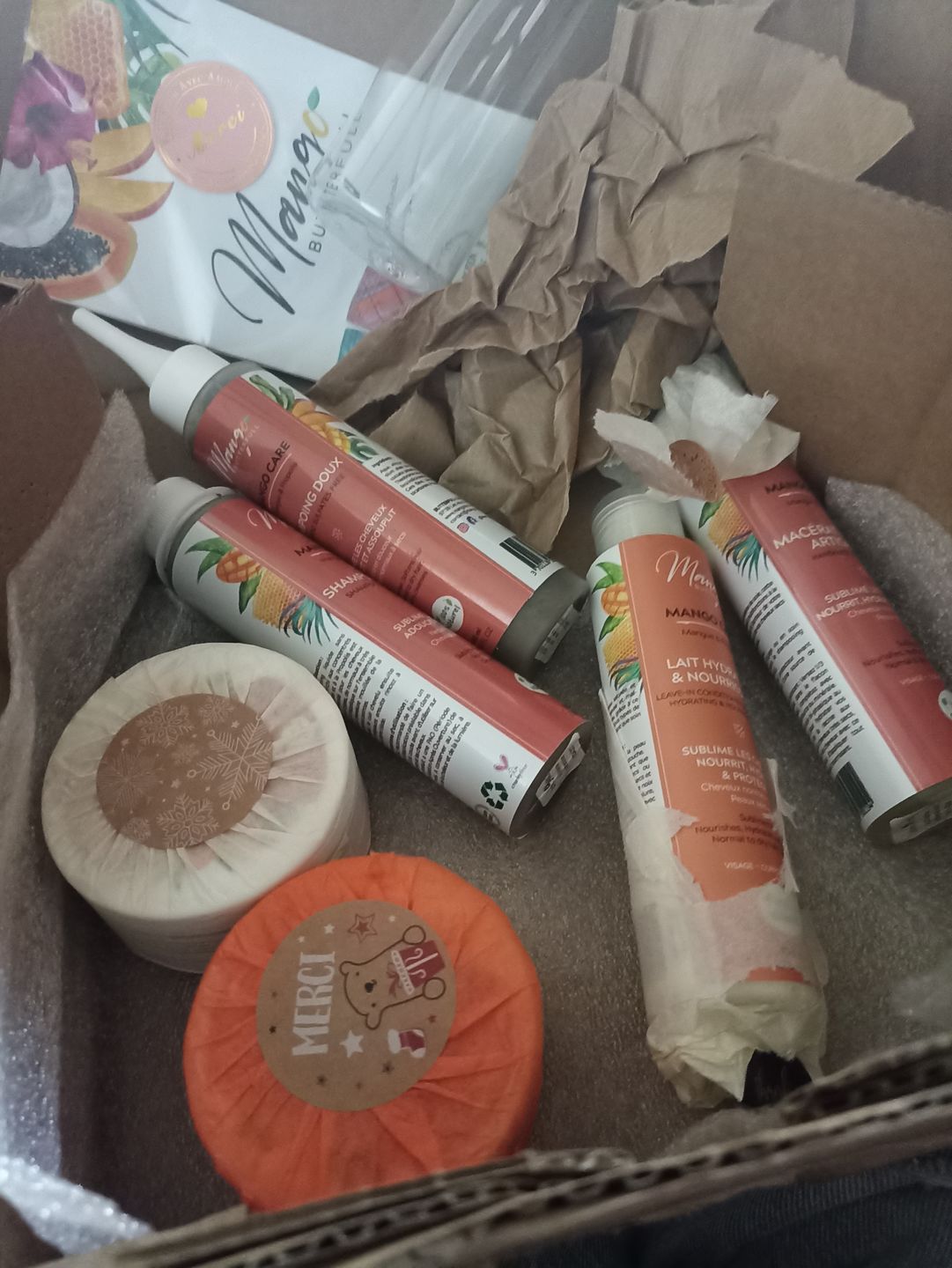 Customer photo review of Pack routine Mango CARE