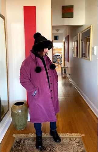 Customer photo review of Winter Women Thicken Warm Hairball Hat