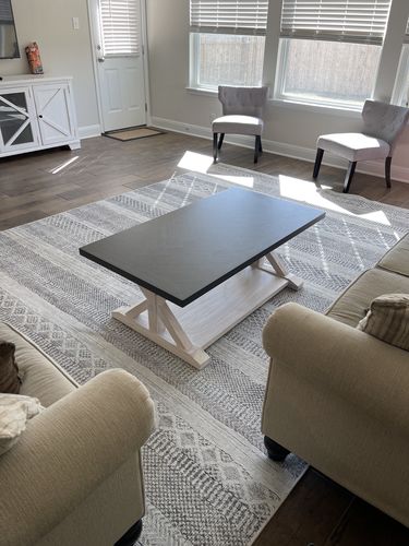 Customer photo review of Kalahari Shadows Ash Rug