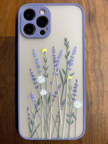 Customer photo review of Fashion Cute Flower iPhone Case