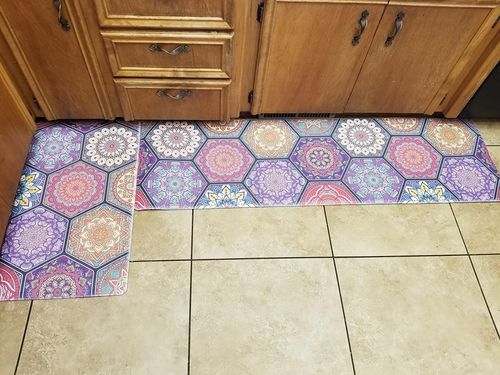 Customer photo review of Multipurpose Anti Skid Mat, Set of 2