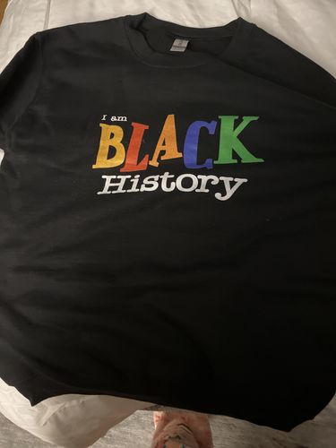Customer photo review of I Am Black History - Sweatshirt