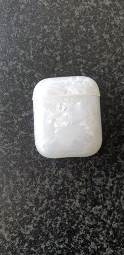 Customer photo review of Fashion Luxury Marble Apple Airpods Case