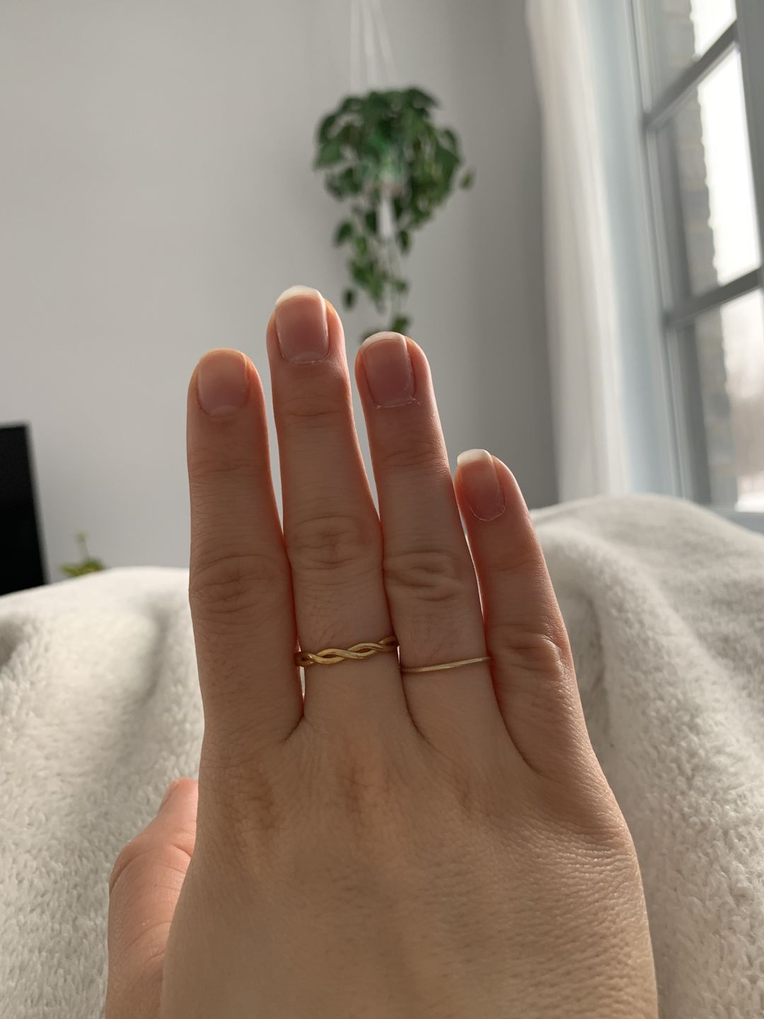 Customer photo review of Braided Ring - Gold