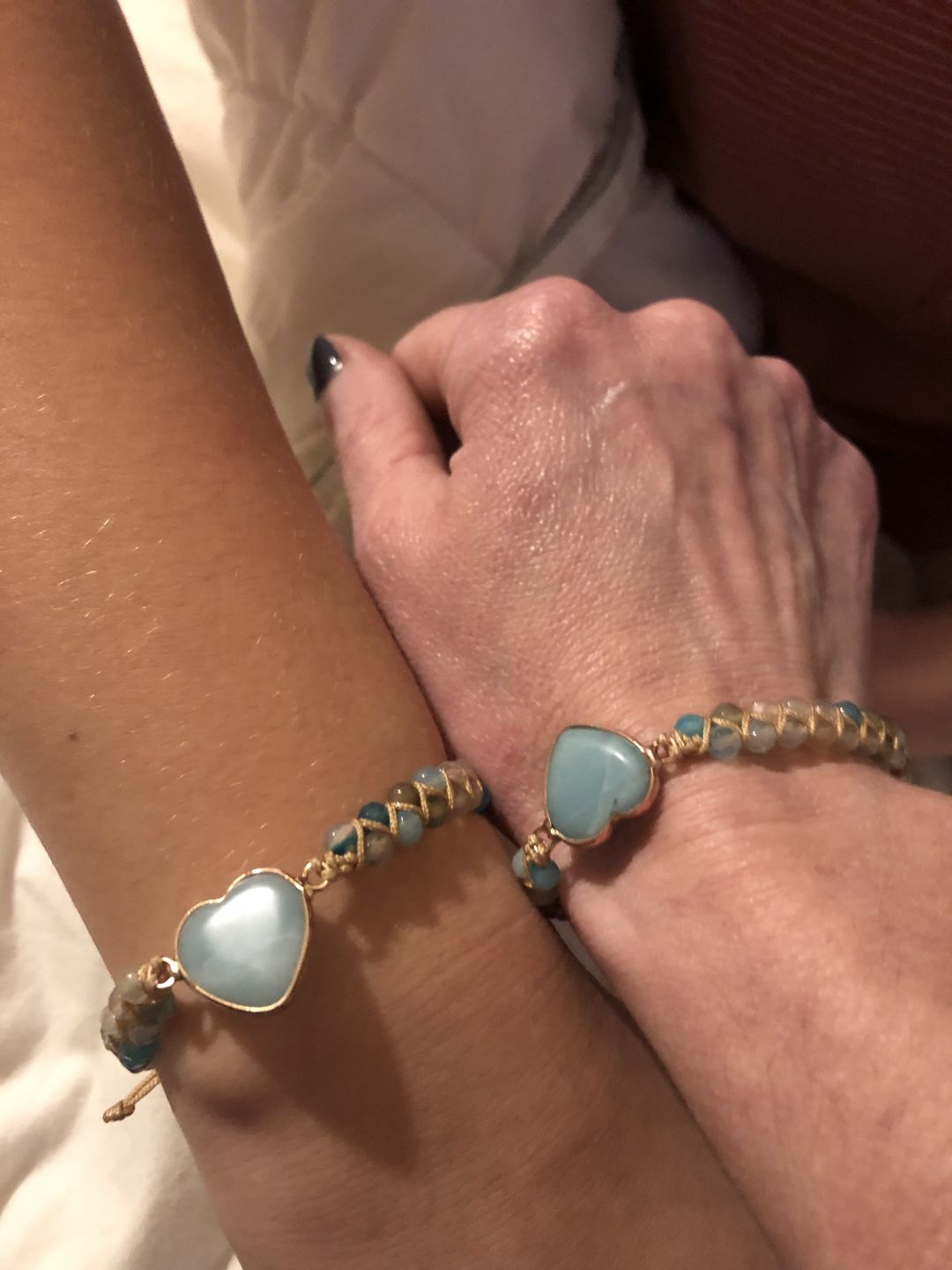 Customer photo review of Amazonite Love Protection Bracelet