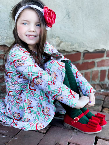 Customer photo review of [Crimson Crush] Pipperdoodles Bow Shoes