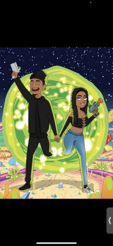 Customer photo review of 'Rick and Morty' Custom Portrait