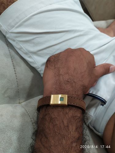 Customer photo review of Gold Stability Bracelet