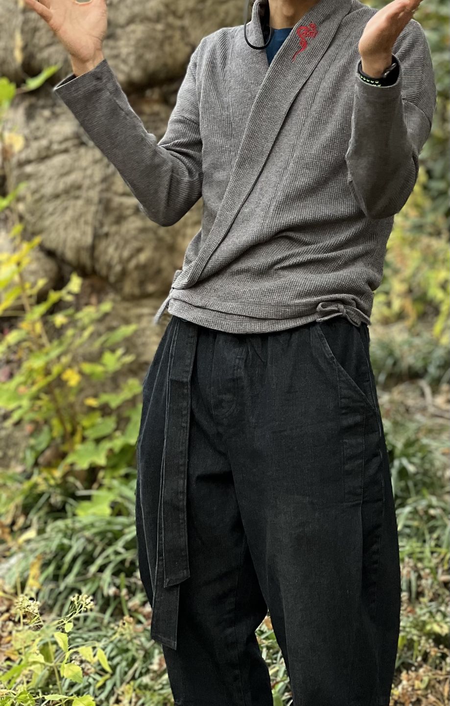 Customer photo review of Oleno Denim Pants