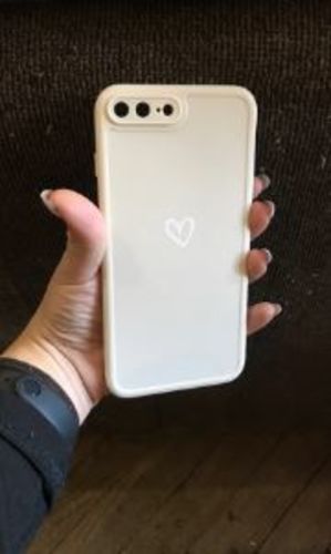 Customer photo review of Candy Color Love Heart iPhone Case