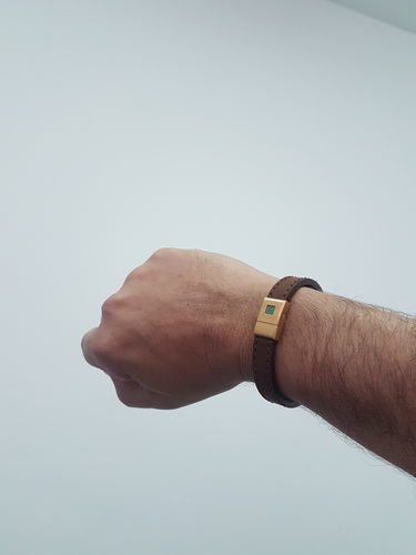 Customer photo review of Gold Stability Bracelet
