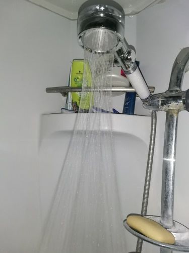 Customer photo review of Crystal Shower™ - Turbo Shower Head