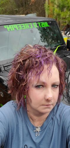 Customer photo review of Hair Color Wax