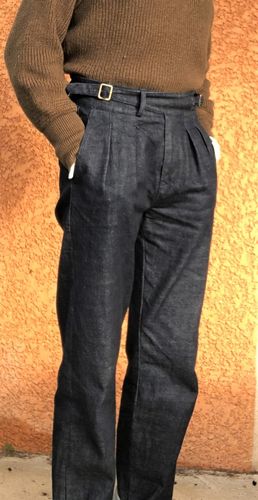 Raw Japanese Selvedge Denim Gurkha 
