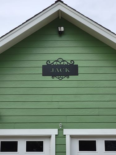 Customer photo review of Name Plate Sign