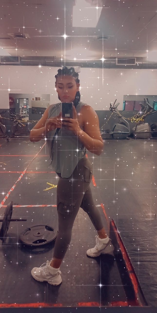 Customer photo review of TNG Cargo Leggings - Black