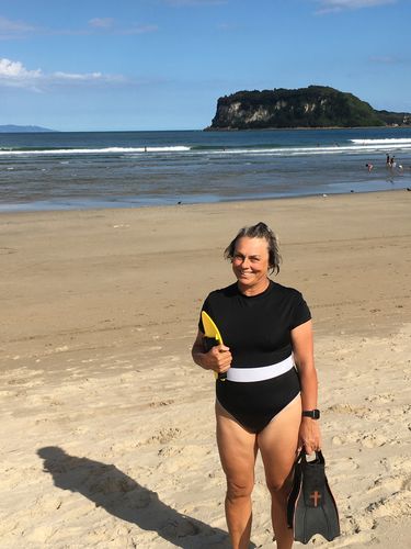 Customer photo review of Reef Short Arms One Piece Swimsuit