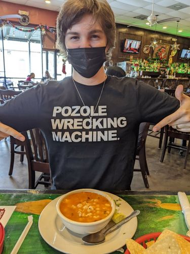 Customer photo review of Pozole Wrecking Machine OG Classic T-Shirt