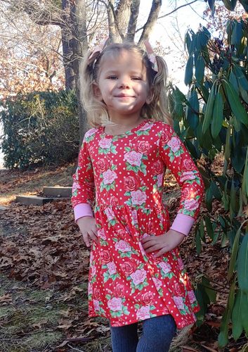 Customer photo review of "Dotty Dotty" [Everyday Collection] Christmas Dress