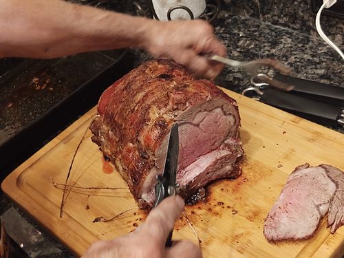 Customer photo review of Prime Rib Roast, All-Natural