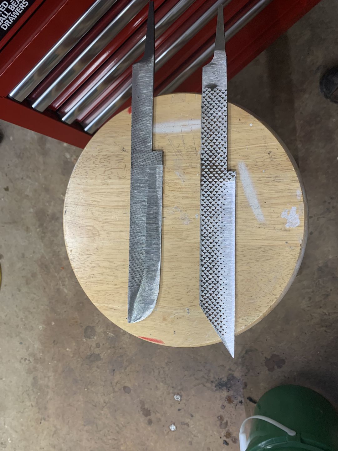 Customer photo review of 2 X 72 Inch Knife Makers Sanding Belts Assortment