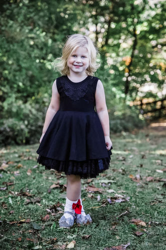 Customer photo review of "Little Black Dress" [Loved Collection] Vintage Length Poofy Twirl Dress