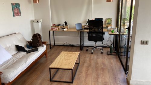 Customer photo review of Mesa de Centro NEGRA 100 x 50 Rectangular MIMA