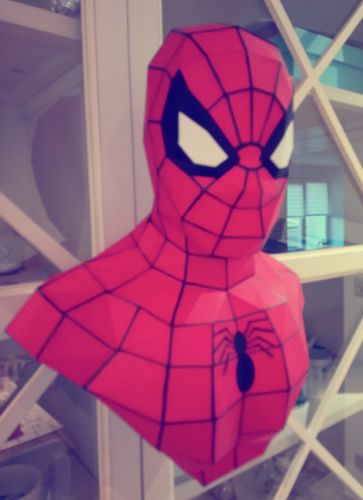 Customer photo review of Patrons Buste Spiderman (pdf)
