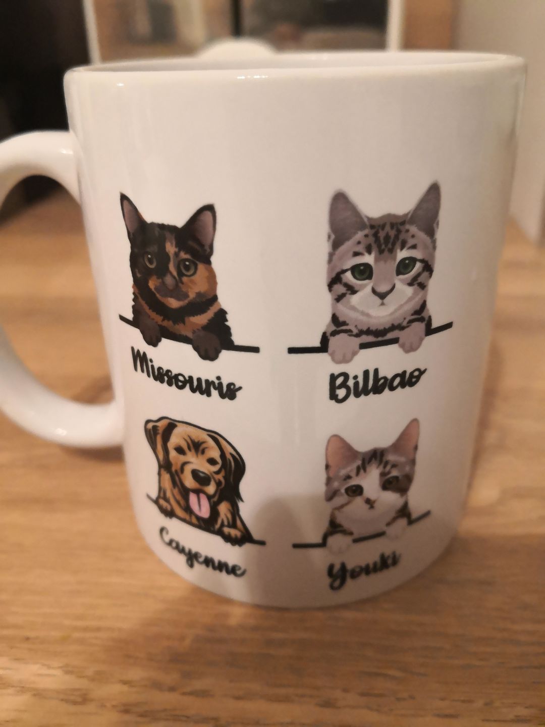 Customer photo review of Mon préféré - Mug personnalisé