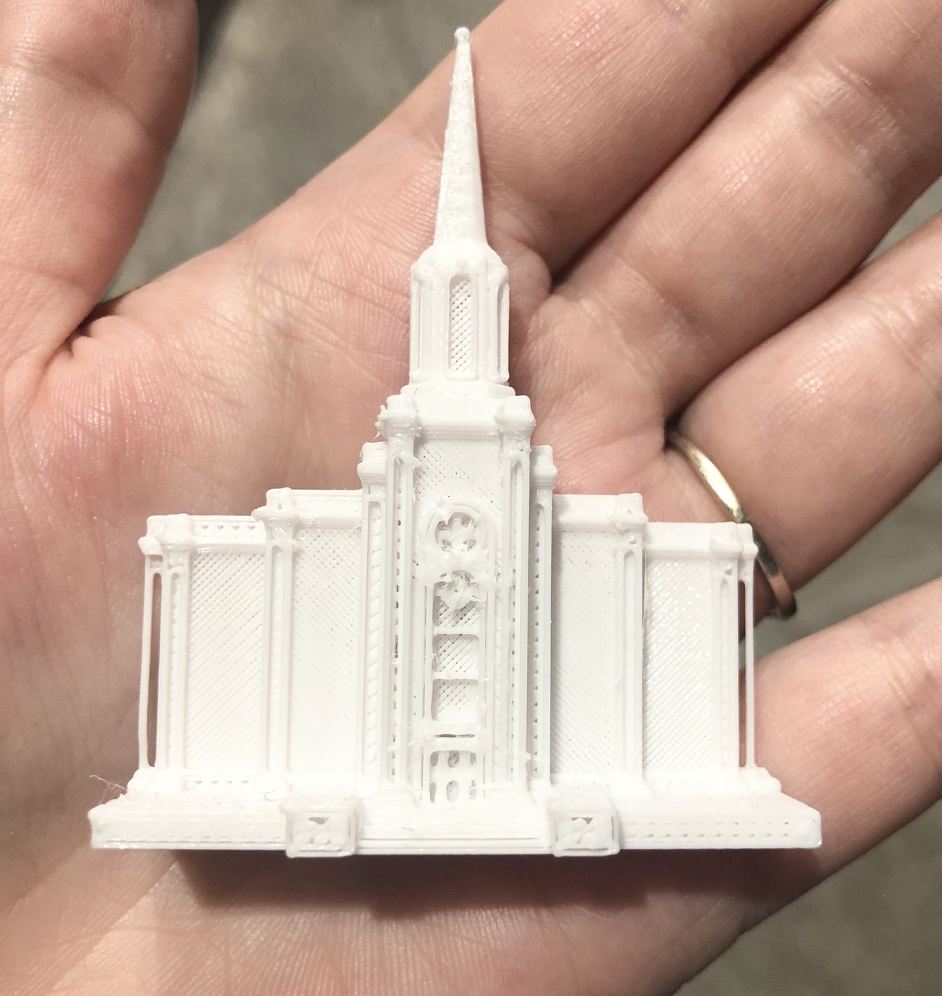 Customer photo review of 3 Temple Magnets - Gift Ready
