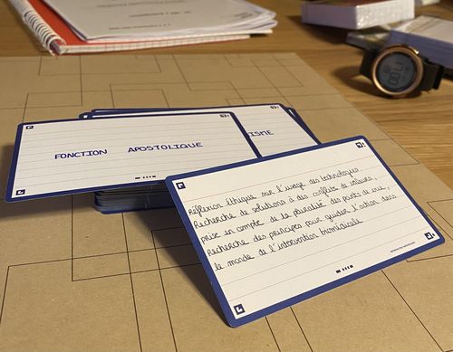 Avis photo d'un client sur Flashcards FLASH 2.0 OXFORD # 80 cartes 7,5 x 12,5 cm - ligné